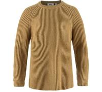 Fjällräven - Övik Rib Sweater - Pull en laine mérinos femme Buckwheat Brown - M