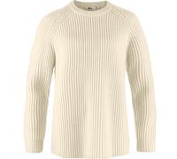 FJALLRAVEN 14600183-113 Övik Rib Sweater W Sweatshirt Femme Chalk White Taille S