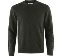 Fjällräven Övik Round-neck Sweater Homme pull tricot vert olive foncé XXL