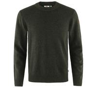 Fjällräven - Övik Round-Neck Sweater - Pull - S - dark olive
