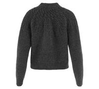 Fjällräven Övik Solid Jacquard Knit Sweatshirt Noir XS Femme