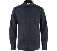 Fjallraven 87208-555 Övik Travel Shirt LS M Shirt Homme Dark Navy Taille M