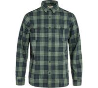 Fjällräven - Övik Travel Shirt L/S - Chemise - S - dark navy / patina green