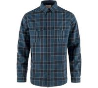 Fjällräven - Övik Travel Shirt LS - Chemise homme Indigo Blue / Dark Navy - L