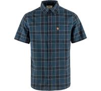 Fjällräven - Övik Travel Shirt SS - Chemise homme Indigo Blue / Dark Navy - S