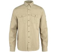 Fjällräven Övik Voyage Ls Chemise Hommes Chanvre Manches Longues Été Beige