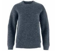 Fjällräven Övik Waffle Knit Sweatshirt Bleu S Femme