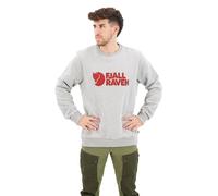 Fjall Raven - Sweat en coton biologique - Fjällräven Logo Sweater M Grey Melange en Coton - Taille L - Gris Gris L