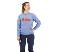 Fjällräven - Fjällräven Logo Sweater - Sweatshirt femme Dawn Blue / Terracotta Brown - M