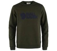 Fjällräven Pull Logo Sweater Deep Forest vert militaire bleu - L