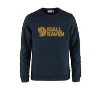 Fjällräven – Pull homme – Fjällräven Logo Sweater – manches longues – bleu marine/marron – L