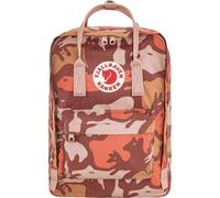 Fjällräven sac à dos pour ordinateur portable pour ordinateur portable Kånken Graphics Laptop 15" 16L Chalk Rose - Hidden Animals rouge
