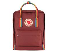 Fjällräven Sac à dos rouge vin multicolore pour femme et homme - Kånken Kånken Rainbow Ox Red - Rainbow Pattern 184430