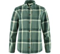 Fjällräven - Singi Flannel Overshirt - Chemise femme Patina Green / Deep Patina - XXS