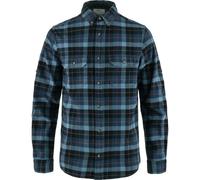 Fjällräven - Singi Heavy Flannel Shirt - Chemise homme Dark Navy / Maroon - M