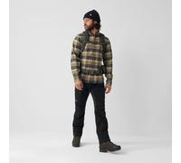 Chemise Fjällräven Singi Heavy Flannel manche longue marron bleu rouge - L