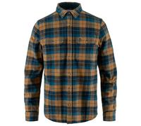 Fjällräven - Singi Heavy Flannel Shirt - Chemise - L - dark navy / buckwheat brown