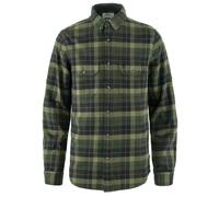 Fjällräven - Singi Heavy Flannel Shirt - Chemise - S - black / deep forest