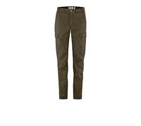 Fjällräven - Pantalon de randonnée Stina Femme Dark Olive EU 42 Regular