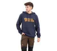 Fjällräven Sweat à capuche Logo - Bleu marine - XXL