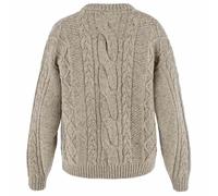 Fjällräven Övik Cable Knit Sweatshirt Beige XS Femme