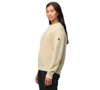 Fjällräven Övik Waffle Knit Sweatshirt Beige XL Femme