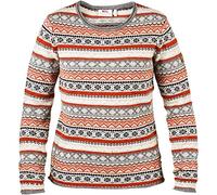 Fjällräven Sweat-Shirt pour Femme W Övik Folk - Pull-Over en Tricot XL Fog
