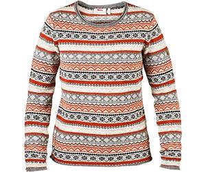 Fjällräven Sweat-Shirt pour Femme W Övik Folk - Pull-Over en Tricot XL Fog