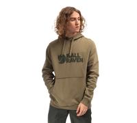 Fjällräven Sweatshirt à capuche Logo – vert gris – M