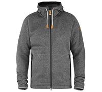 Fjällräven Sweatshirt polaire à capuche Övik, pour homme, veste en polairegris foncé-XXL
