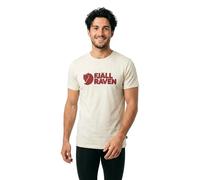 Fjällräven T-shirt Fjällräven Logo manches courtes blanc/rouge Taille S
