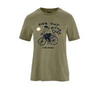 Fjällräven HOJA IVÄG T-SHIRT WOMEN 14600279 Green Vert S