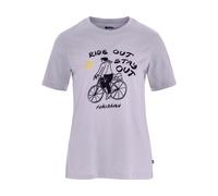 Fjällräven T-shirt Hoja Iväg pour Dames violet
