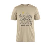 Fjällräven T-shirt Hoja Lugnt Wool brun