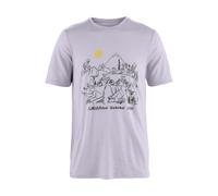 Fjällräven T-shirt Hoja Lugnt Wool violet