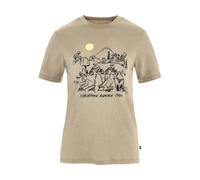 Fjällräven T-shirt Hoja Wool Lugnt pour Dames brun