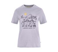 Fjällräven T-shirt Hoja Wool Lugnt pour Dames violet