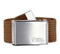 Fjällräven Toile Ceinture Textile Tissu Clip Boucle 120 CM Braun Neuf