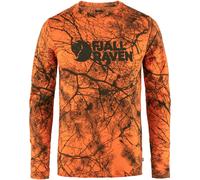 Fjällräven Värmland Laine T-Shirt Outdoor-Langarmshirt Marche Orange /