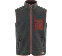 Fjällräven - Vardag Pile Fleece Vest - Polaire sans manches homme Dark Grey / Maroon - S