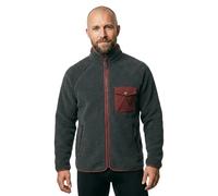 Fjällräven - Vardag Pile Fleece - Polaire homme Dark Grey / Maroon - L