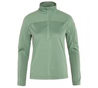 Fjallraven 87141-674 Abisko Lite Fleece Half Zip W Sweatshirt Femme Misty Green Taille XS