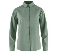 Fjällräven Abisko Trekking Long Sleeve Shirt Vert L Femme