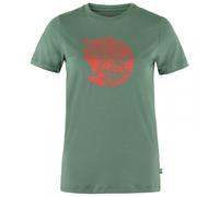 Fjallraven 84118-614-243 Abisko Wool Fox SS W T-Shirt Femme Patina Green-Terracotta Brown Taille S