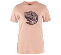 Fjällräven - Women's Abisko Wool Fox S/S - Haut en mérinos - XL - chalk rose / port