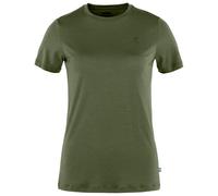 Fjällräven - Women's Abisko Wool S/S - T-shirt - XL - laurel green