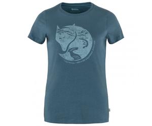 Fjällräven - Women's Arctic Fox Print - T-shirt - L - indigo blue