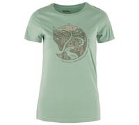 Fjällräven - Women's Arctic Fox Print - T-shirt - XXS - misty green