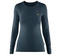 Fjällräven - Women's Bergtagen Thinwool L/S - Sous-vêtement mérinos - S - mountain blue