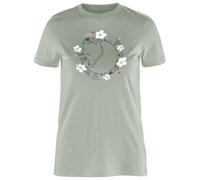 Fjällräven - Women's Fjällblomster Fox T-Shirt - T-shirt - L - soft jade